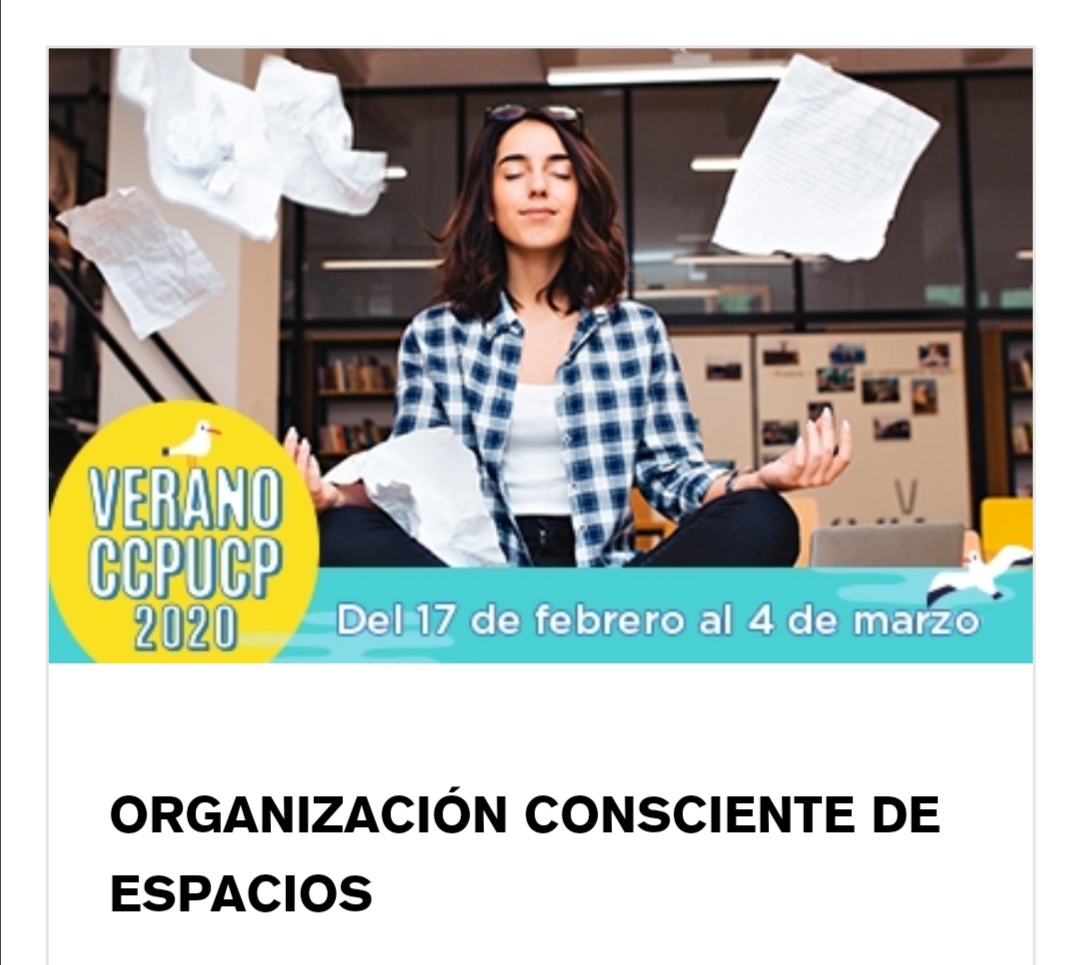 ORGANIZACIÓN CONSCIENTE DE ESPACIOS en el cenrto cultural PUCP